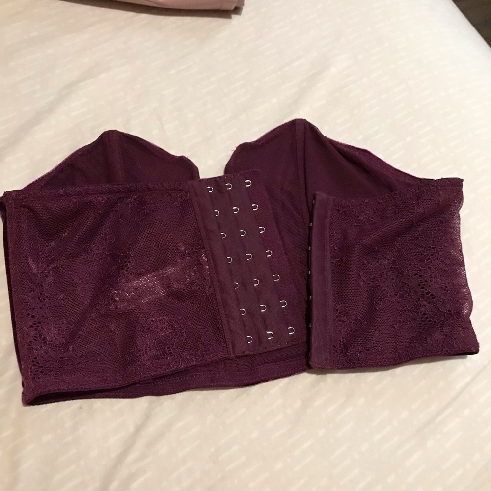 Victoria’s Secret Dream Angels Purple Corset Crop - Picture 2 of 7